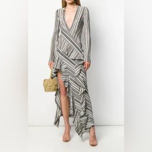 2019 Galvan Taja black & white dress, size 6 US